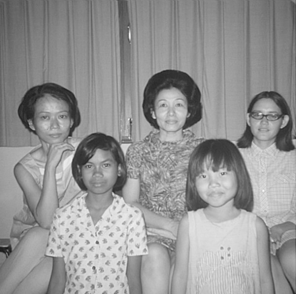 Mother Sri and her daughters