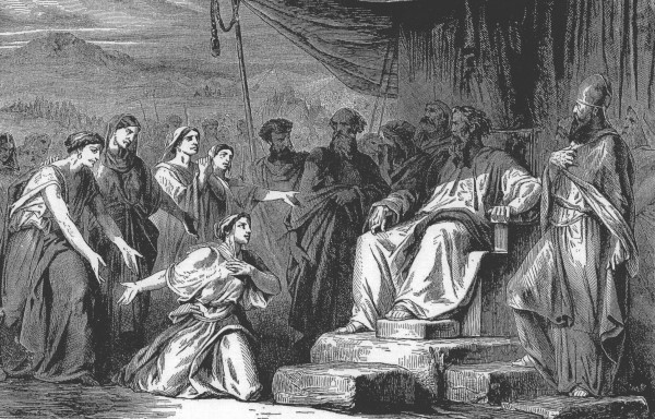 The five daughters of the deceased Zelophehad