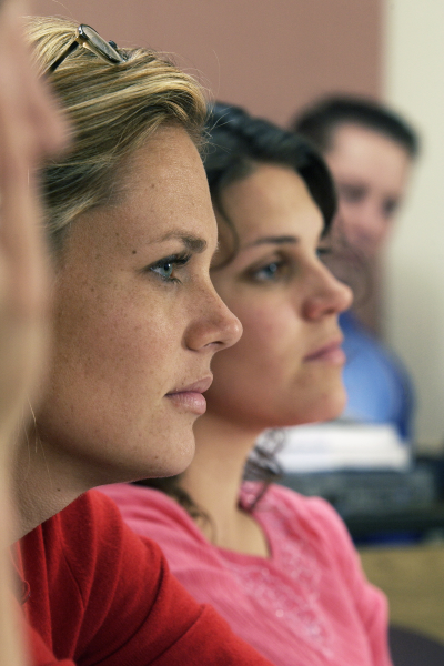 Students in a classroom