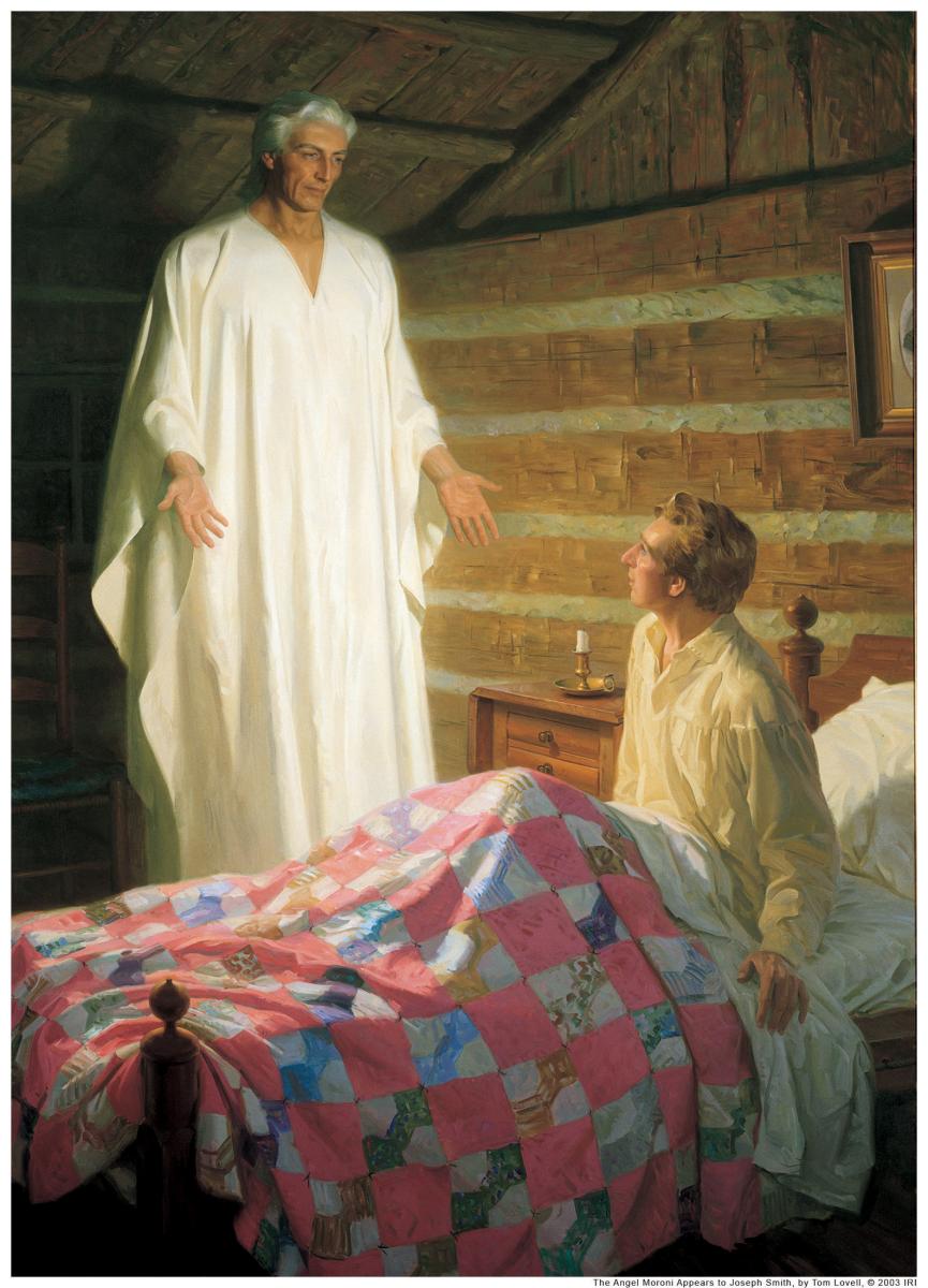 "Moroni appearing to Joseph"