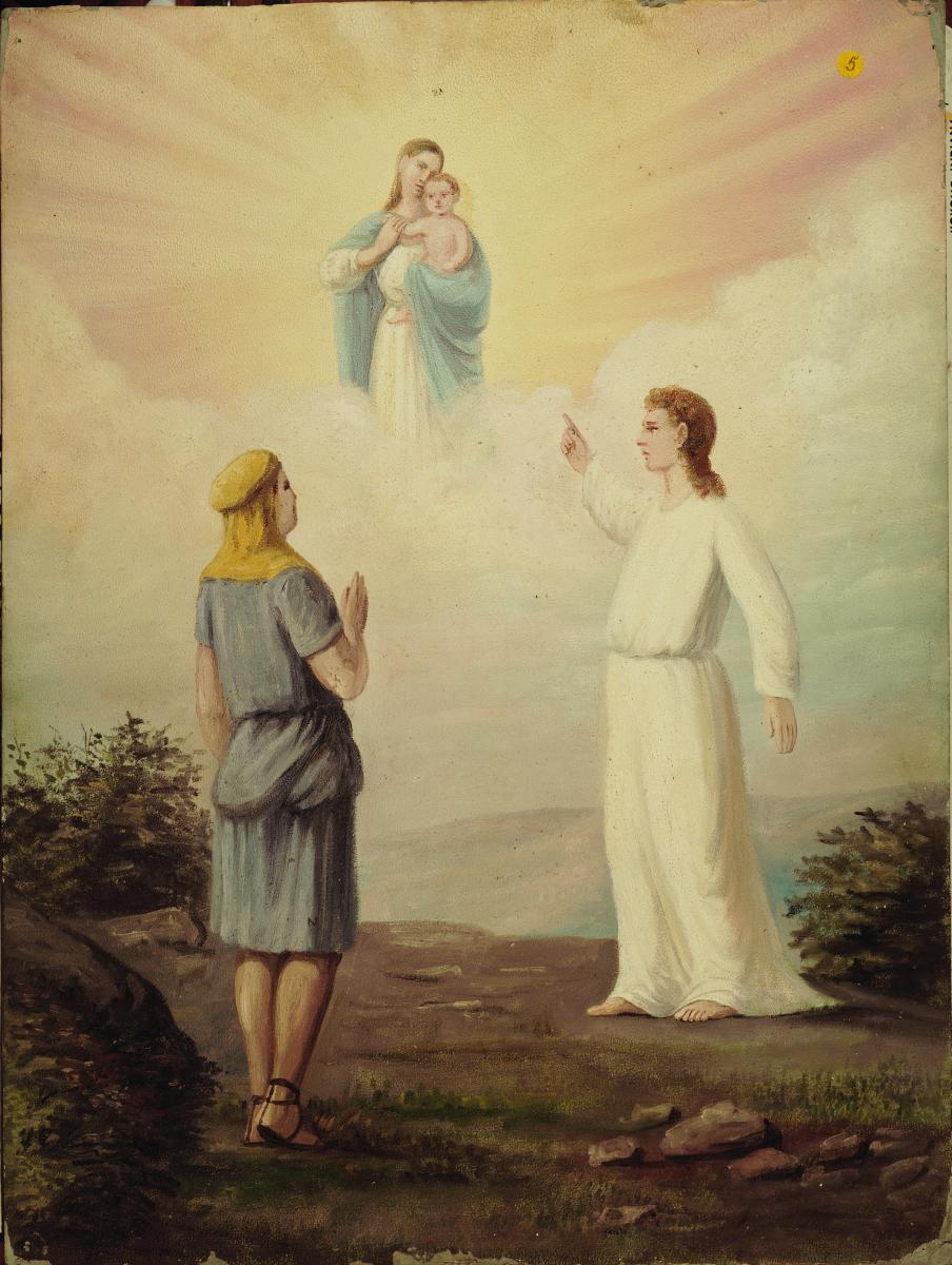 "Nephi's Vision of the Virgin and the Son of God"