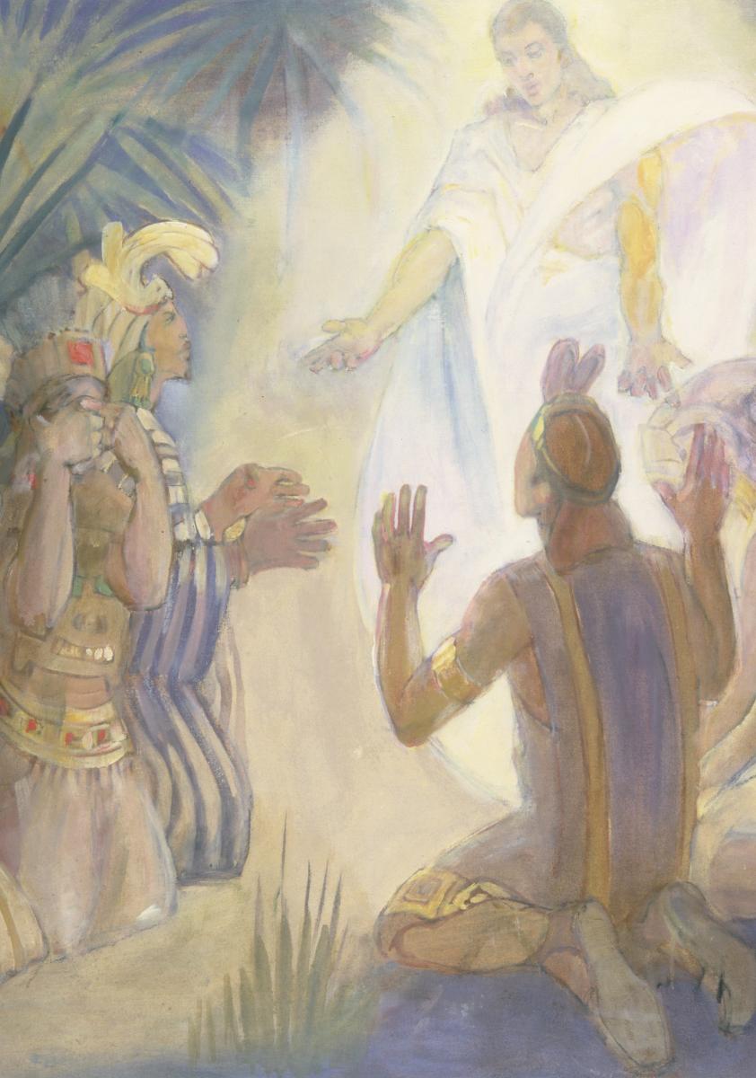 "Angel appears to Alma and the Sons of Mosiah"
