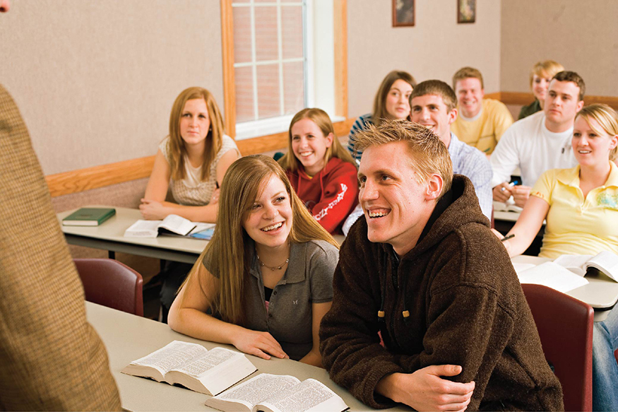 Students in class