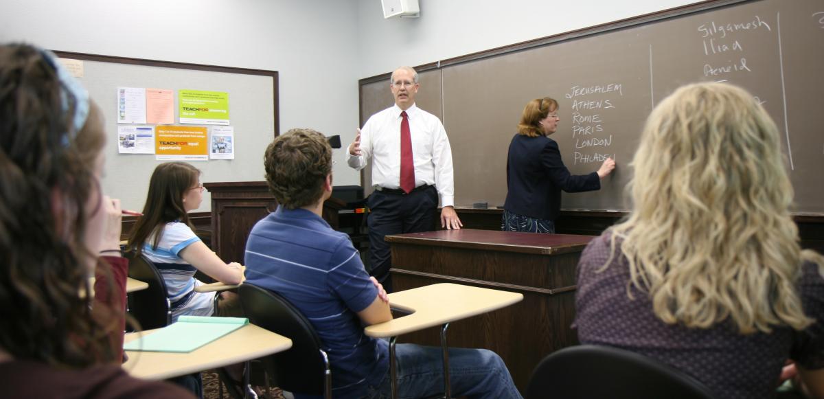 Teacher teaching