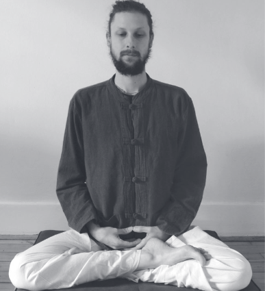 Man meditating