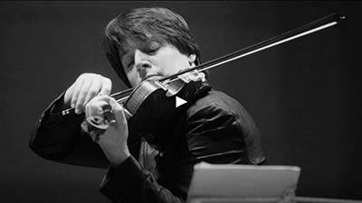 The violinist Joshua Bell