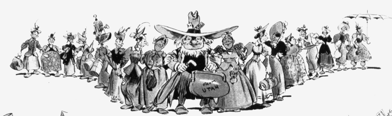 Political Cartoon “The 16 to 1 Movement in Utah”