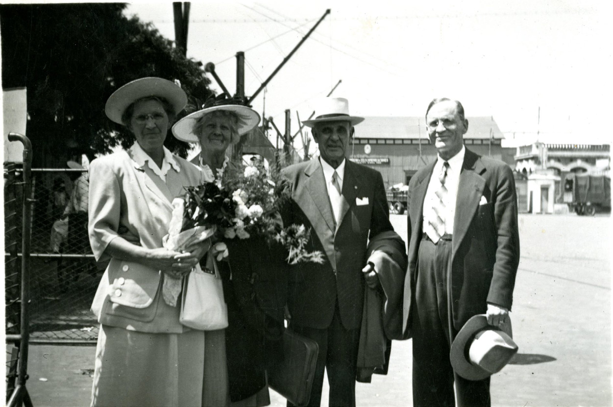 Stephen and Irene Richards with W. Ernest and Cecile Young, February 3, 1948. Courtesy of CHL.