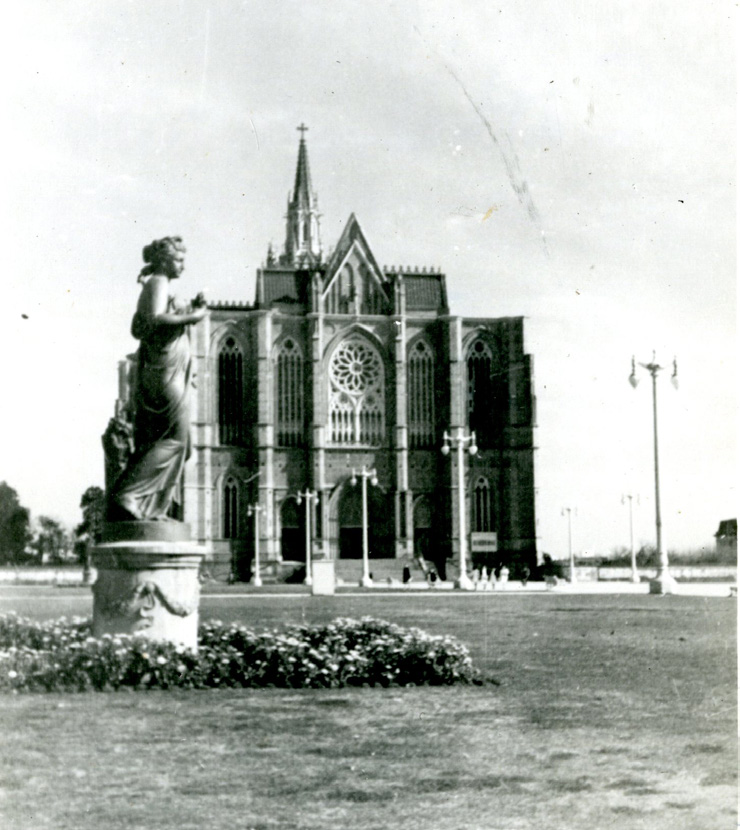 Catholic cathedral in La Plata visited by the Richardses. Courtesy of CHL.