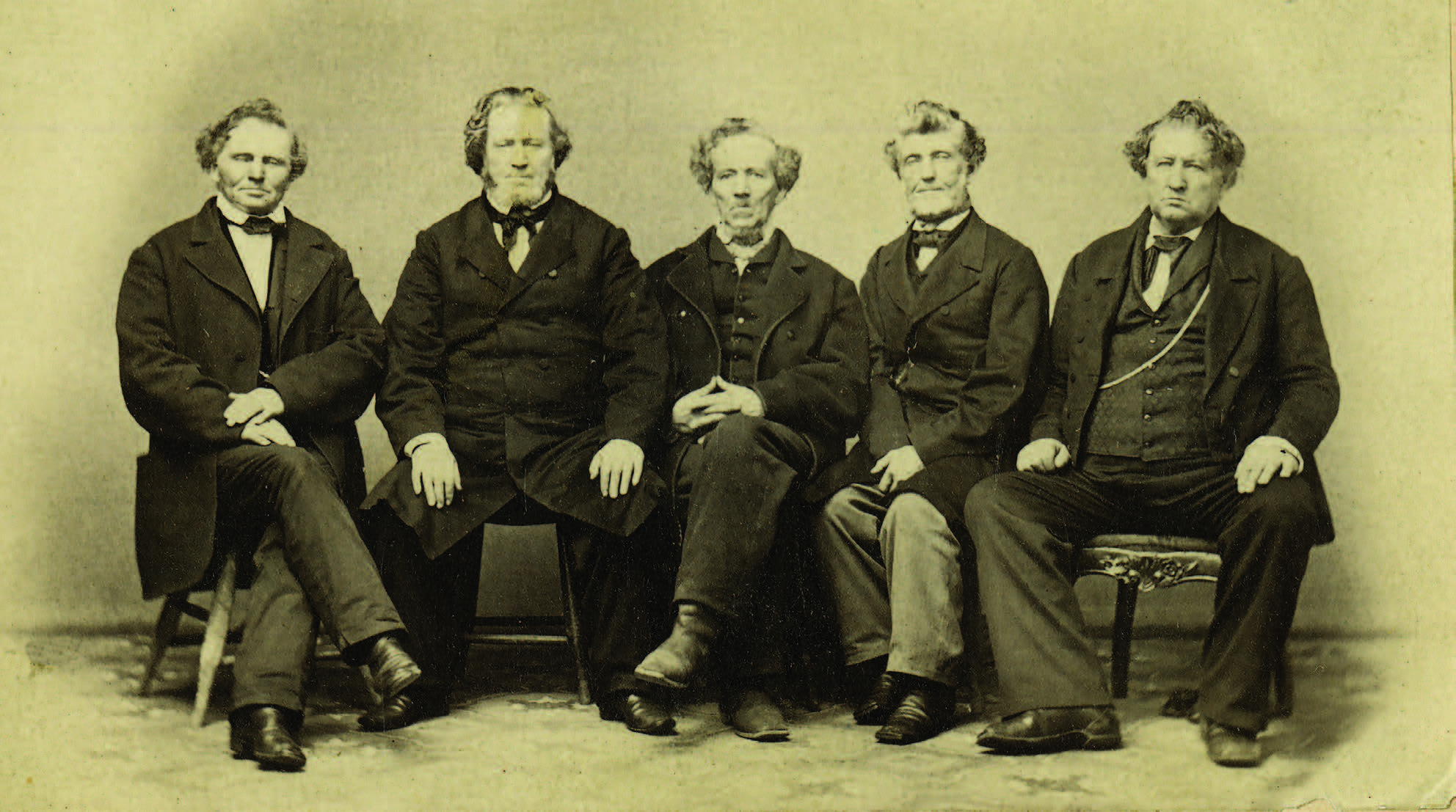 four brothers seated together