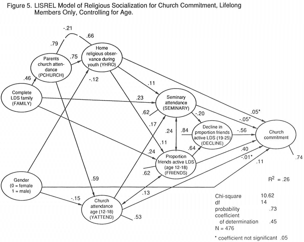 USREL Model for Religious Socialization Lifelong Members