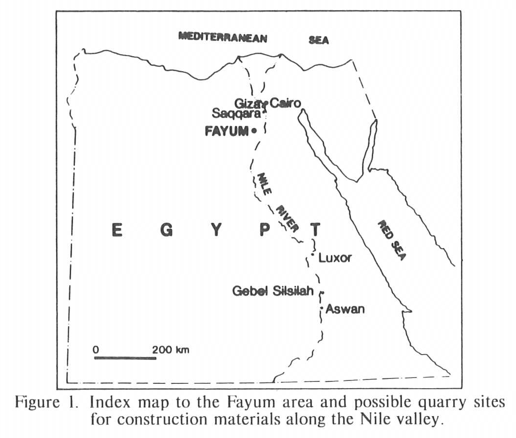 Quarry Sites Along the Nile