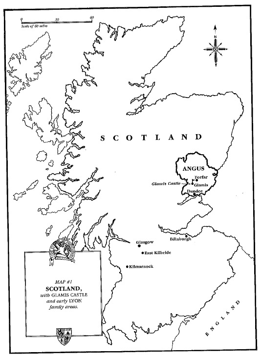 map of Scotland