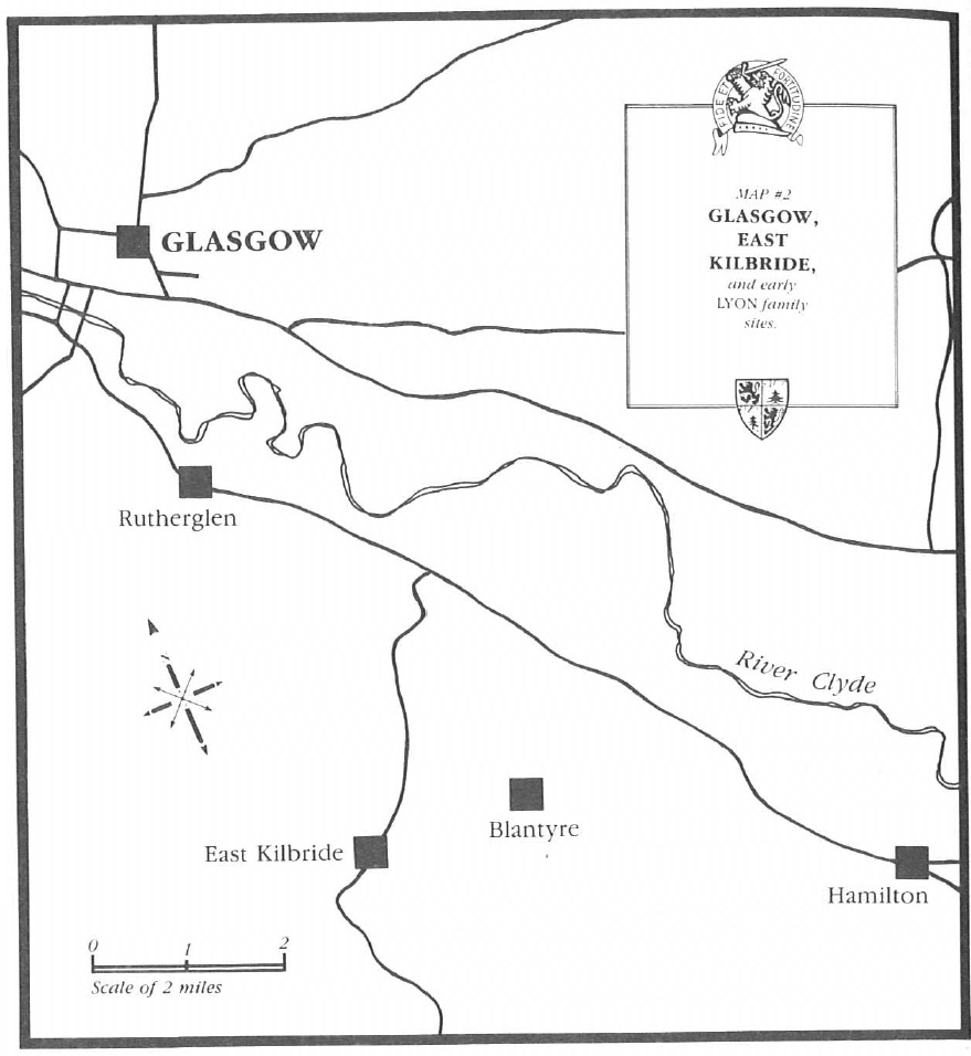 map of Glasgow