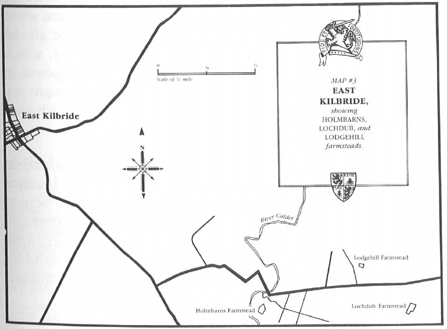 map of east kilbride