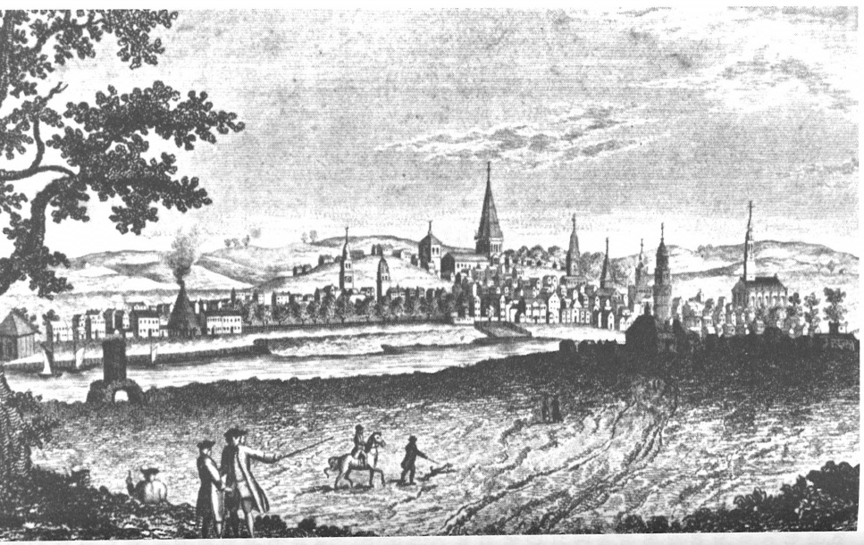 depiction of town