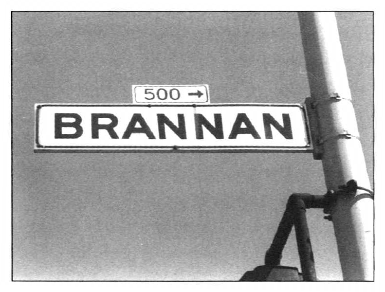 Street named for Samuel Brannan in modern San Francisco