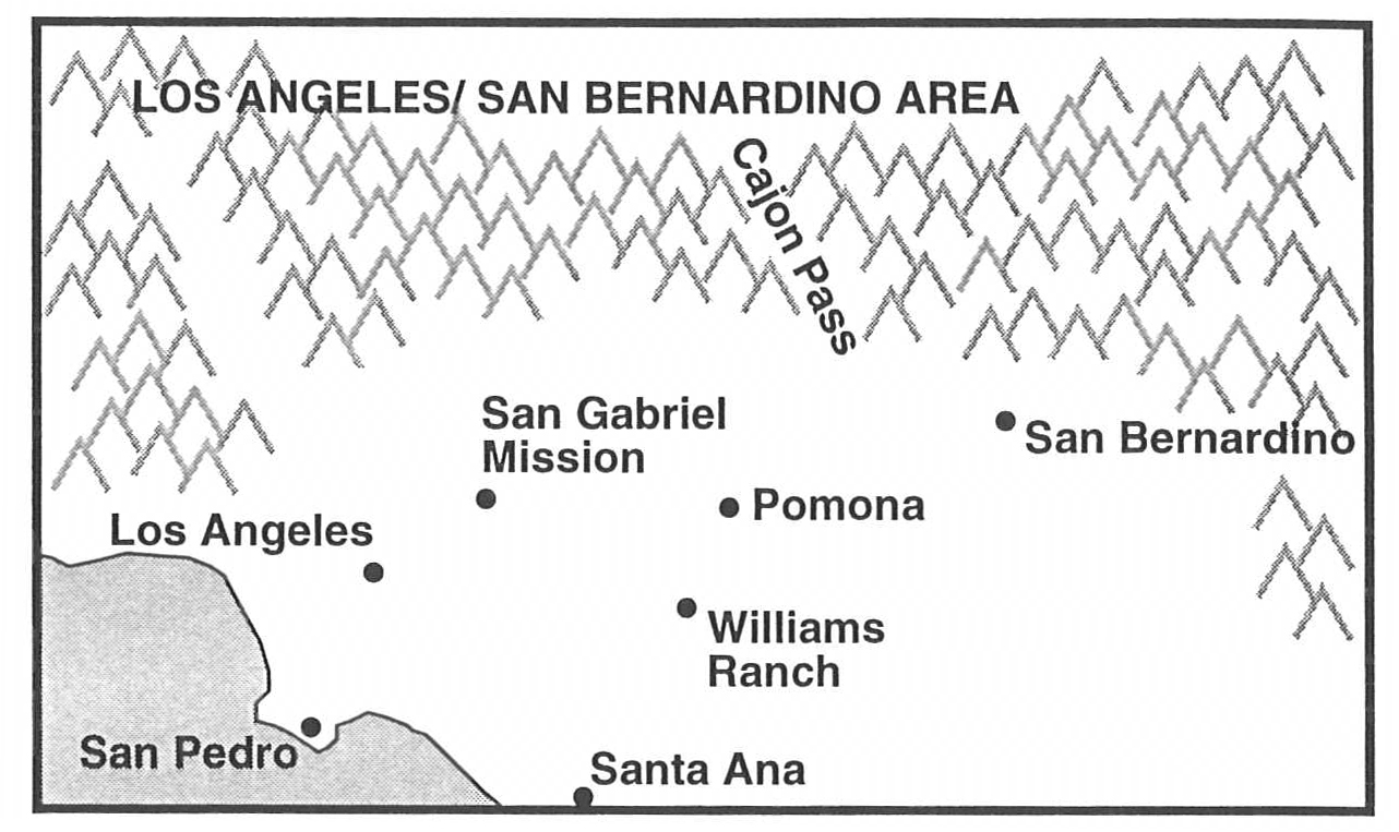 Southern California map