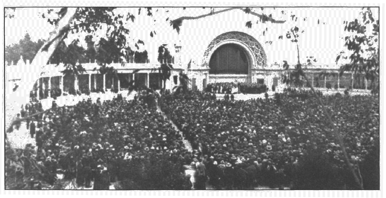 Los Angeles choir at San Diego's Balboa Park