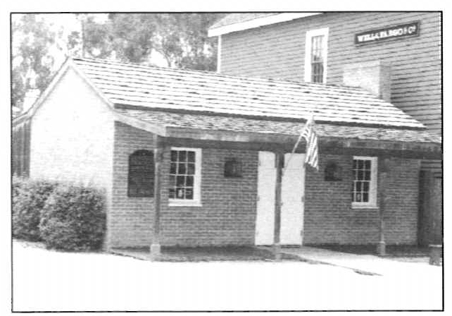 Reconstructed courthouse at Old Town in San Diego