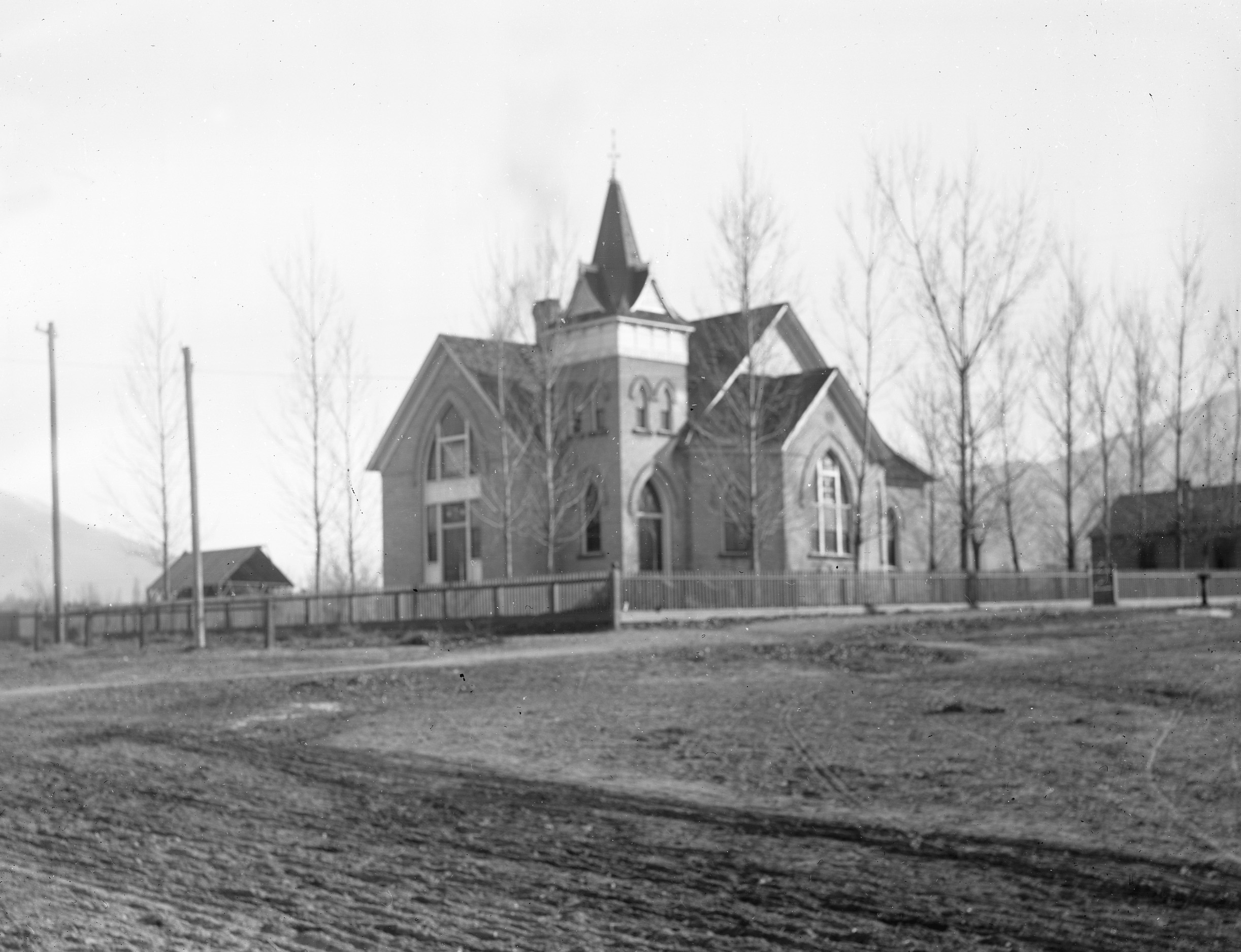 Icelanders and other Latter-day Saints attended the First Ward  Chapel in Spanish Fork. Courtesy of Doug and Susan Barber