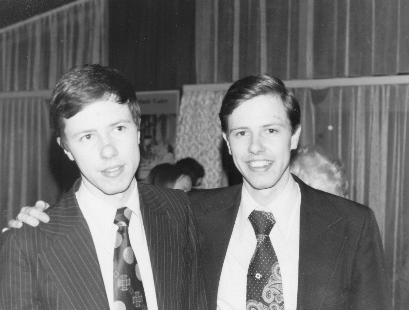 David (left) and Daniel Geslison quickly picked up the  language after arriving in Iceland. Courtesy of the  Geslison family