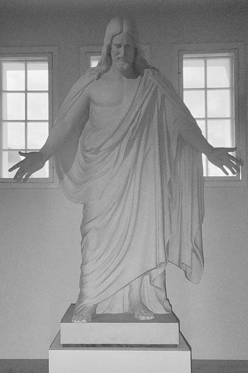 The Christus, by the famed Icelandic and Danish sculptor BertelThorvaldsen