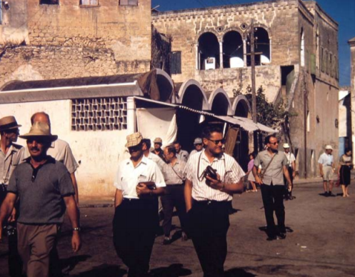 Daniel Ludlow in Israel with a group