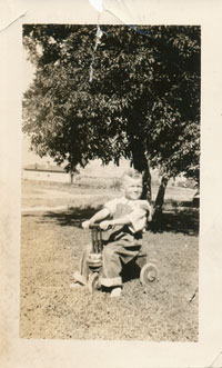 child with a bike