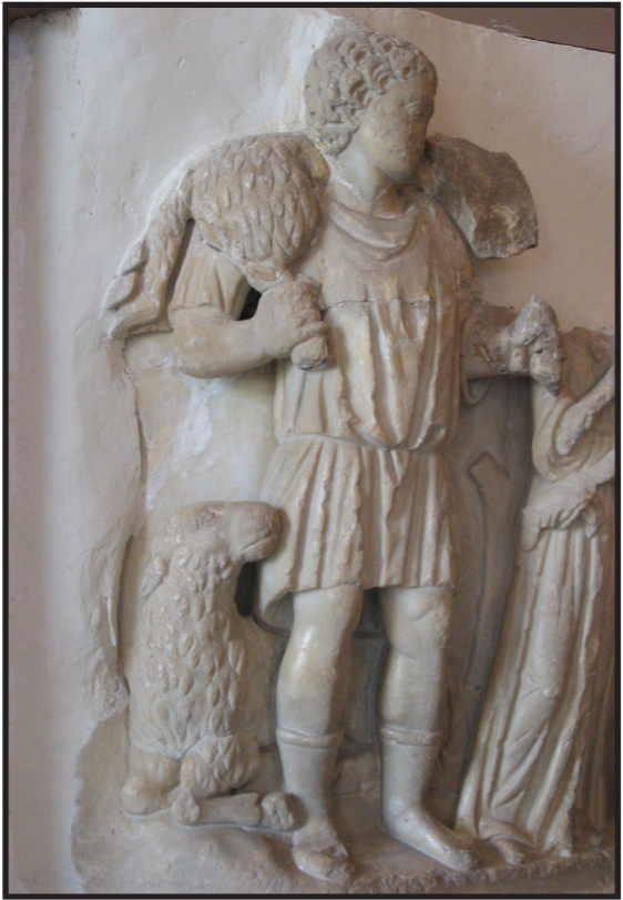 Jesus as Good Shepherd, Carthage, North Africa.