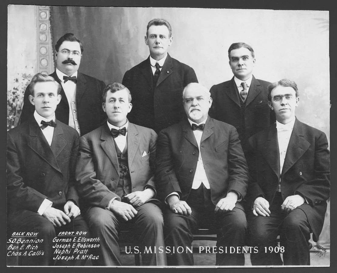 US Mission Presidents in 1908
