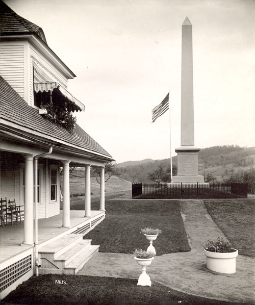 Monument by Joseph Smith's Birth site