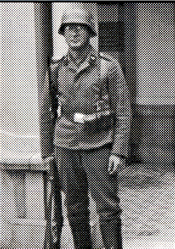 Albert Sadowski in soldier uniform