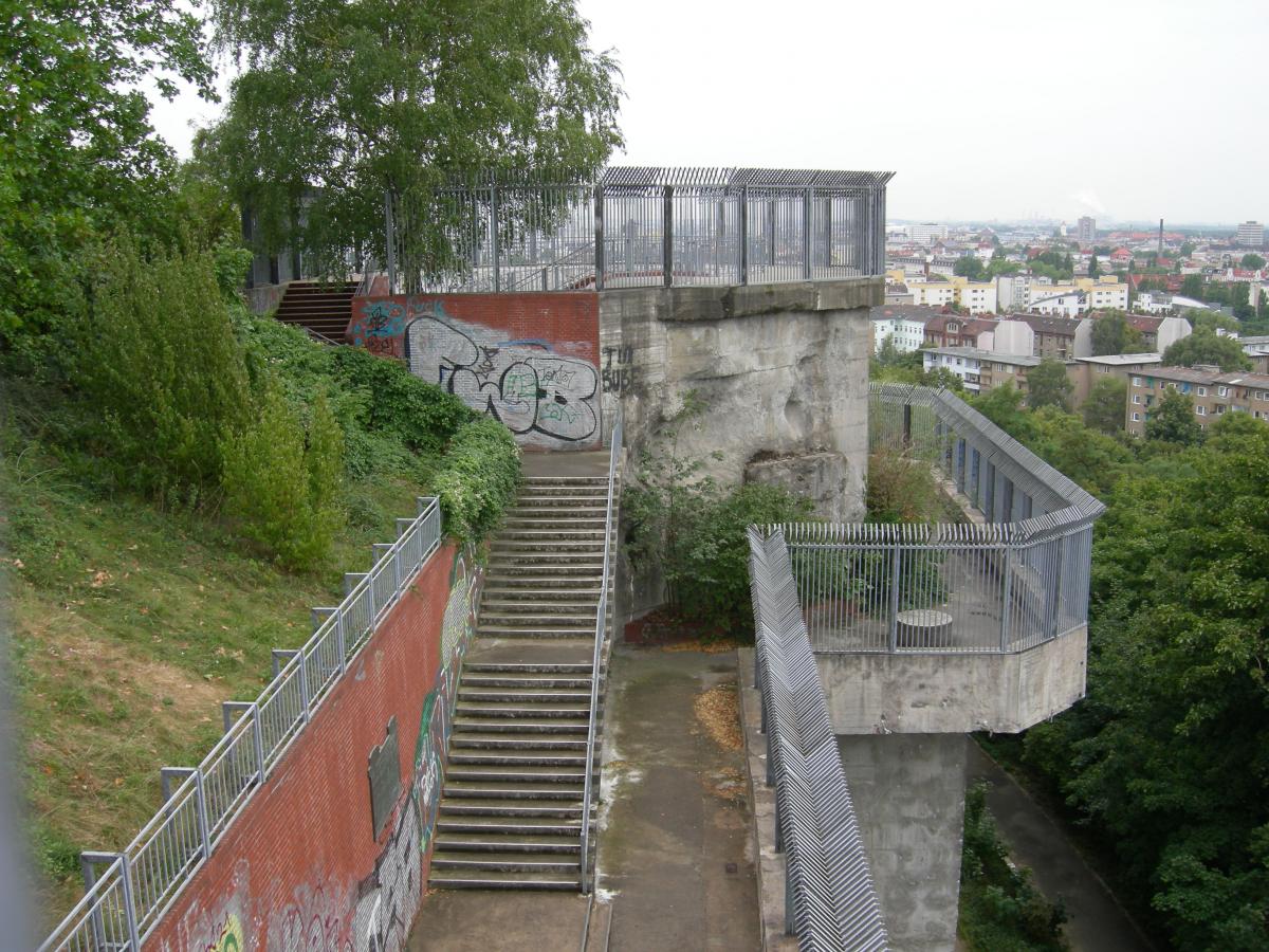Remains of antiaircraft tower
