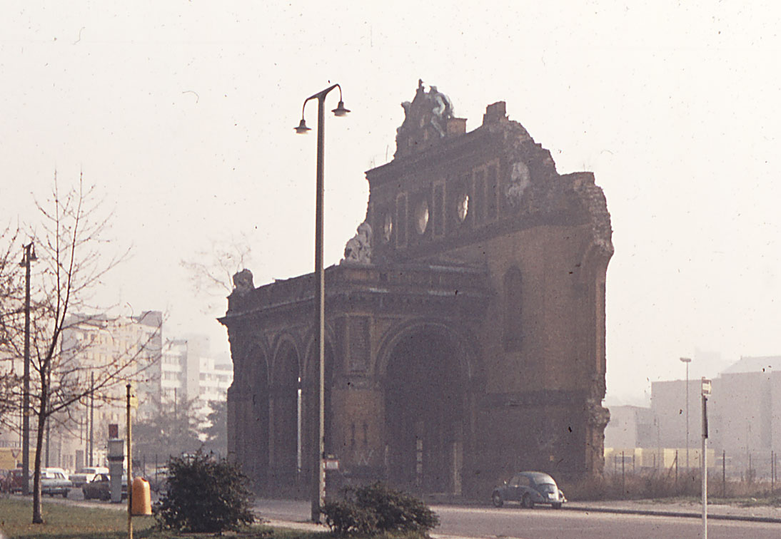 Ruins of railroad station