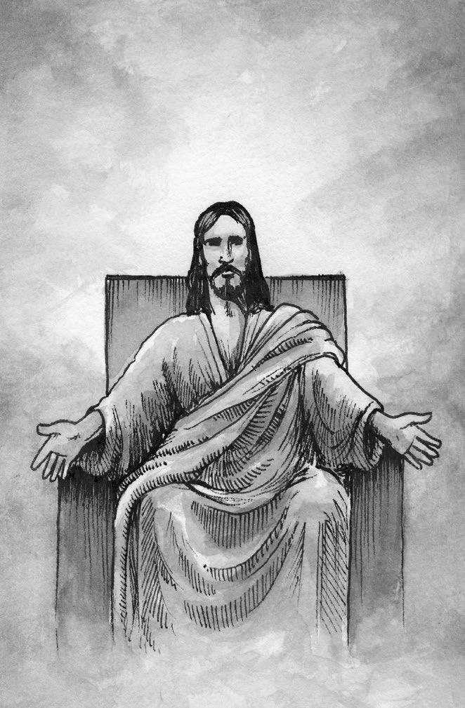 Christ on a throne