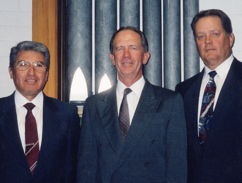 Left to right: Victor M. Cerda, John B. Robinson, and Meredith I. Romney.