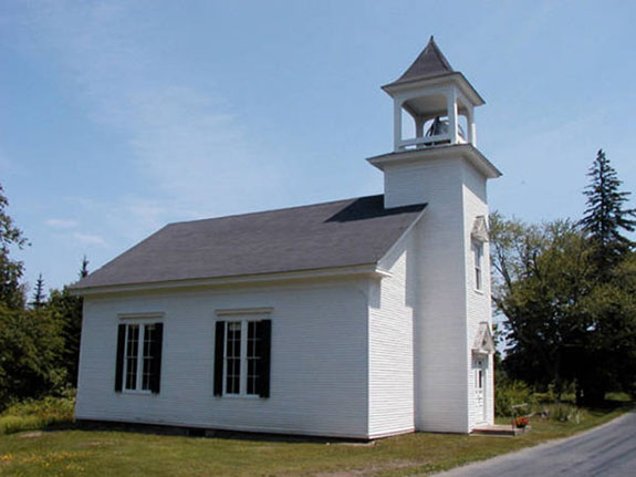Baptist meetinghouse on North Haven Island