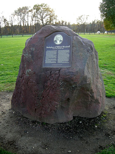 Wilford Woodruff birthplace marker