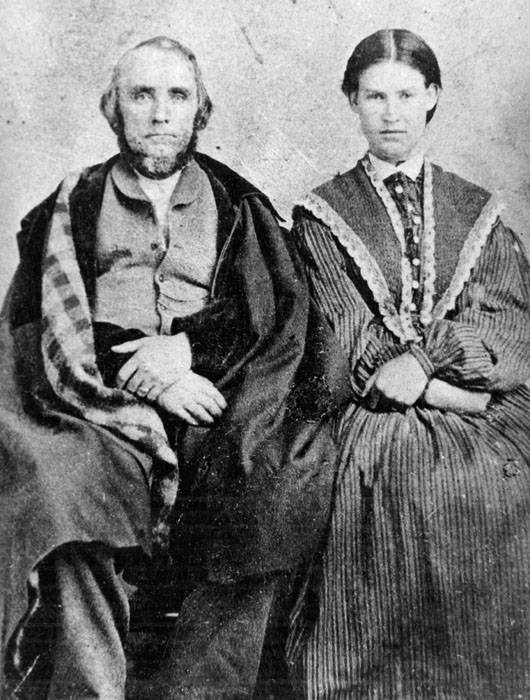 William Clayton and his wife Diantha.