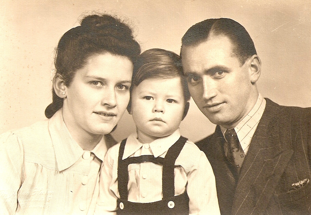 Erika and Helmut Lohberger with their son Peter
