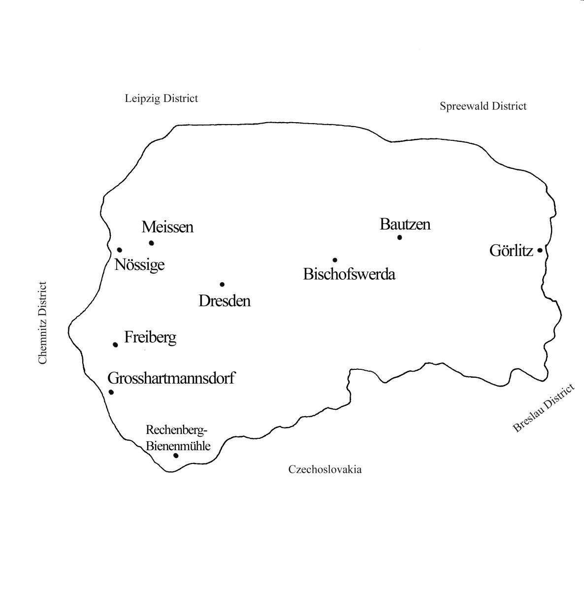 map of branches of the Dresden District