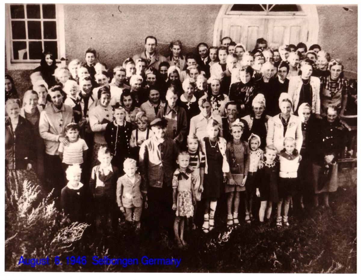 Elder Ezra Taft Benson visited the Selbongen Branch