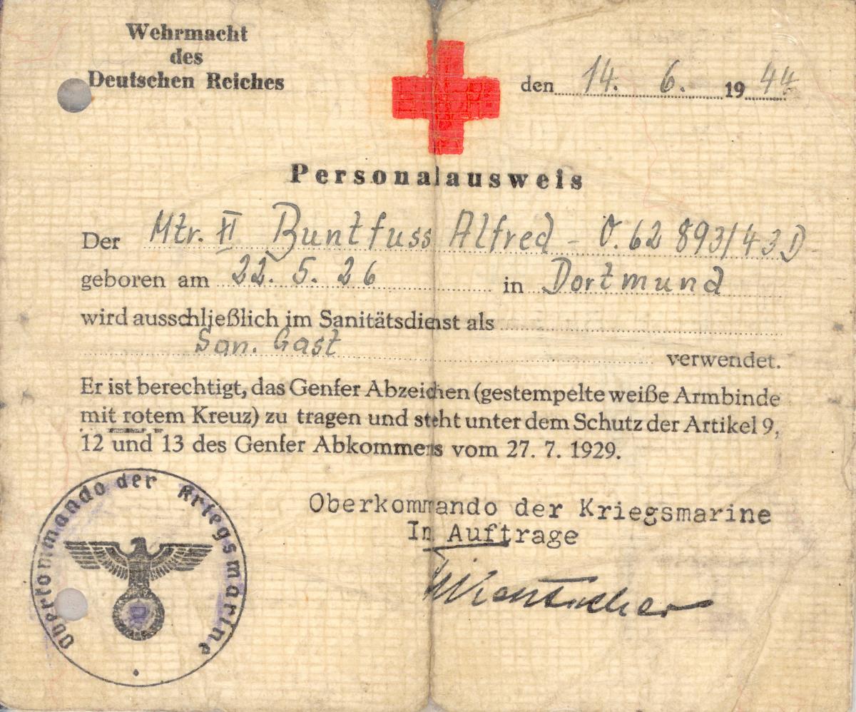 certification of being a medic
