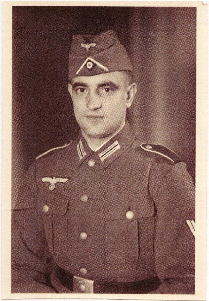 portrait photo of Otto Paul Stank in uniform