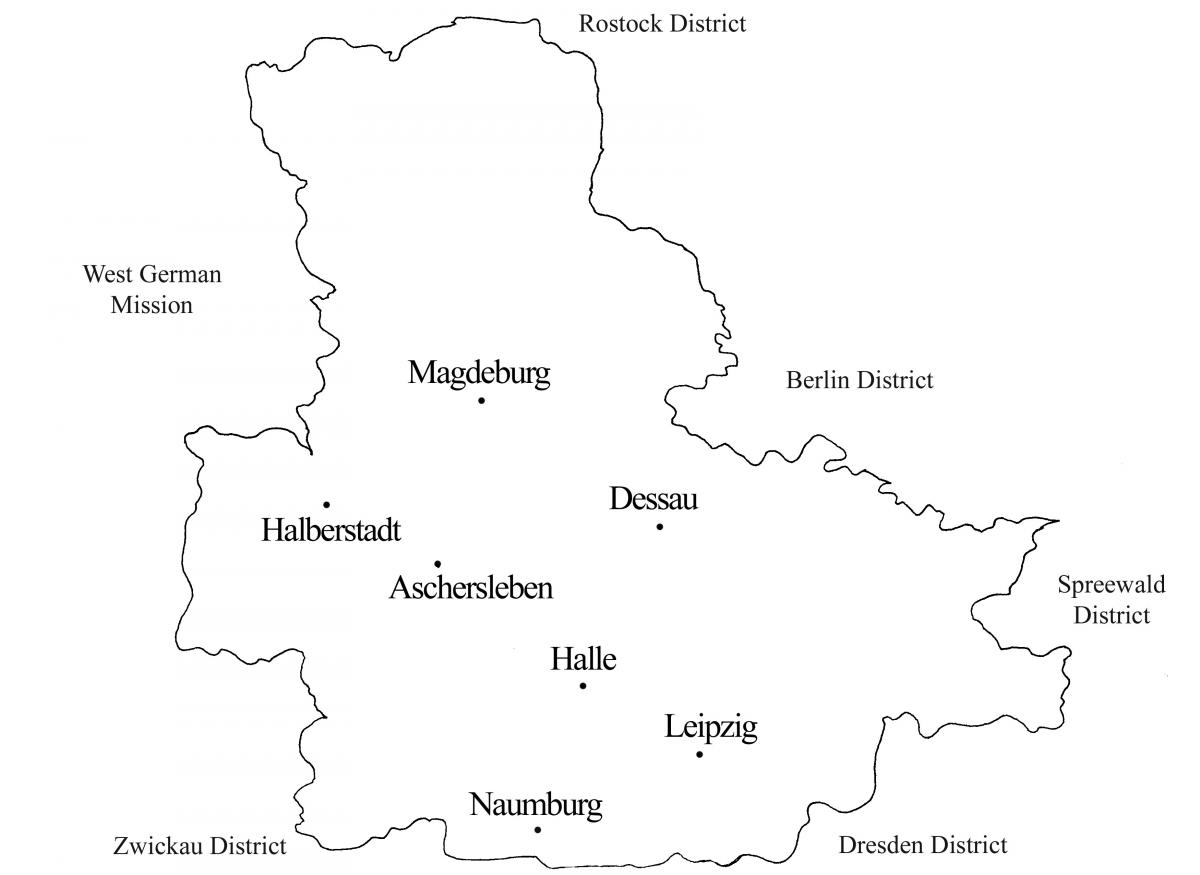 map of The Leipzig District