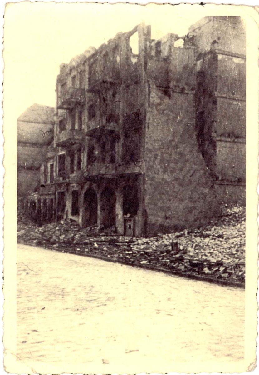 ruins of buildings