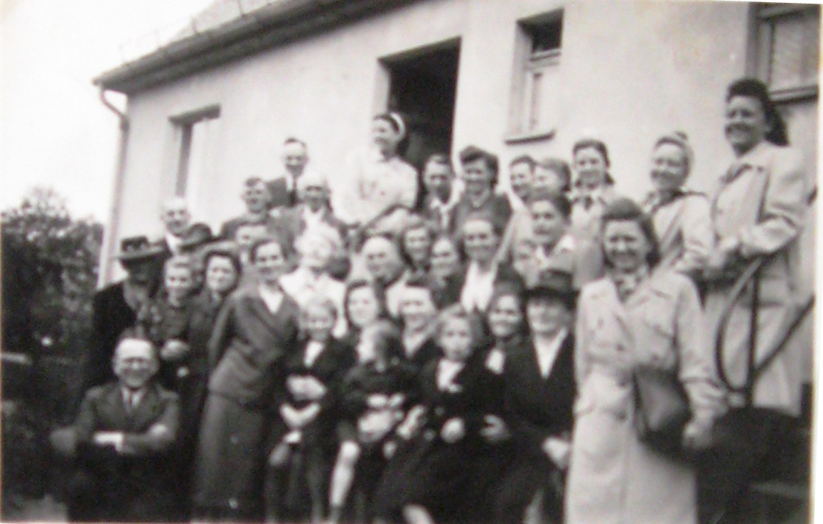 members of the Beutha Group gathered outside