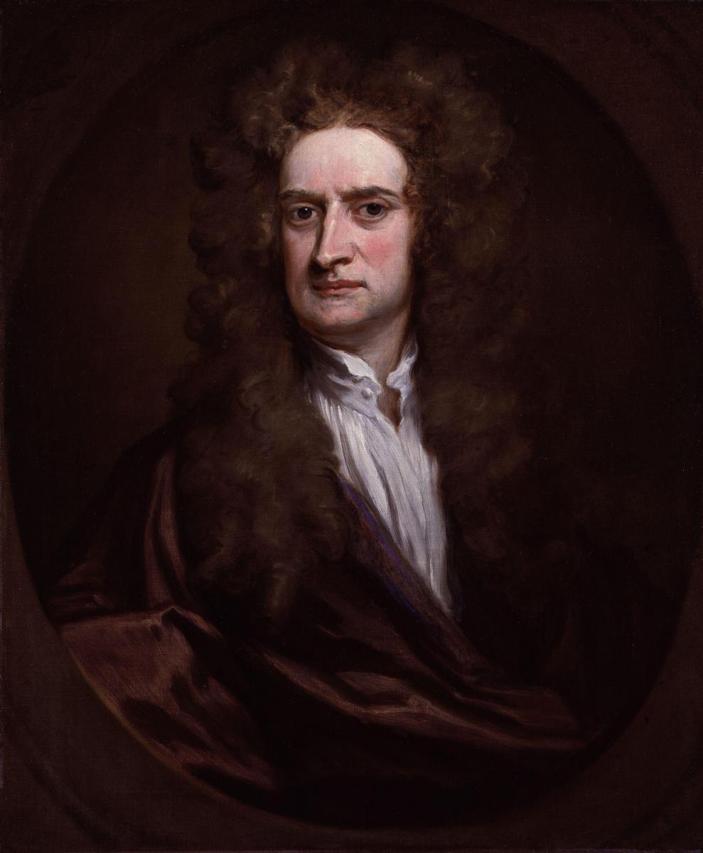 Portrait of Sir Isaac Newton