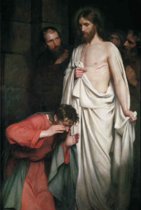 Painting of Doubting Thomas